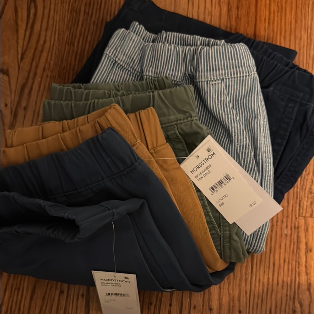 Five pairs of boys shorts
